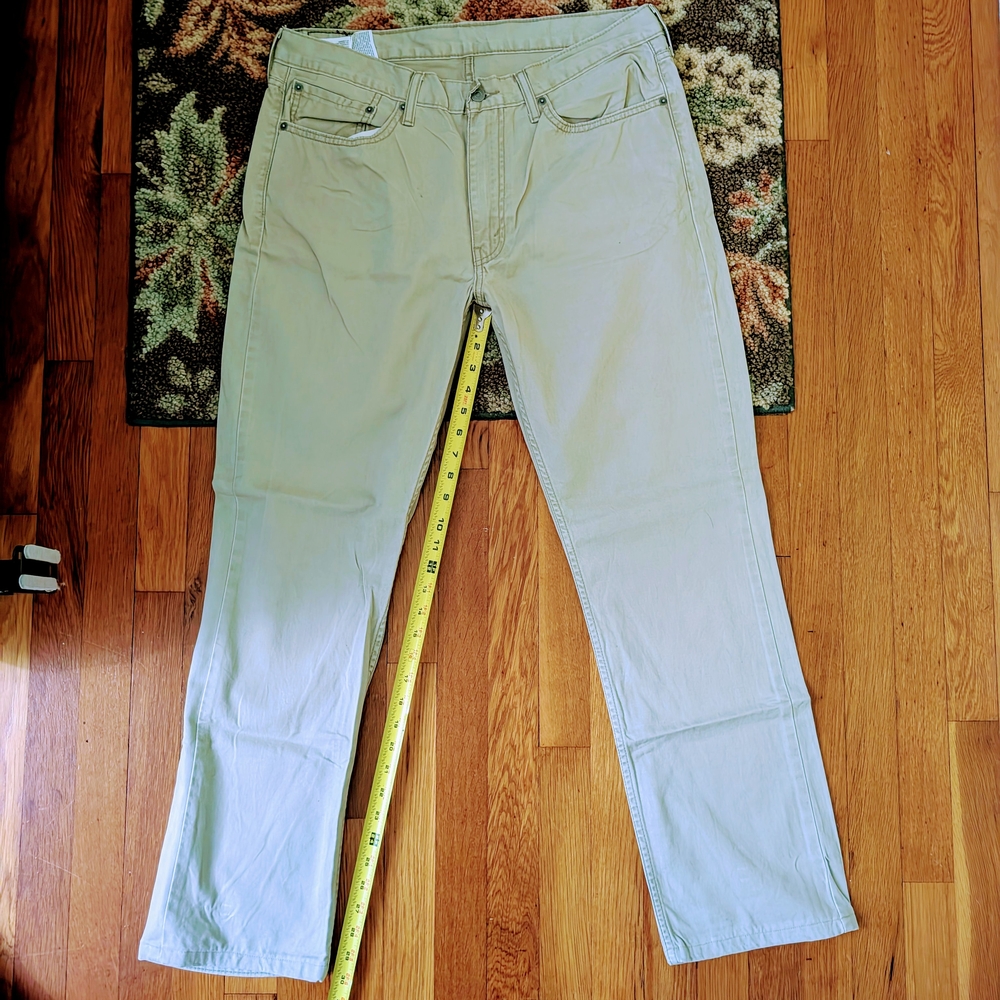 Levi's 514 Canvas Straight Beige Jeans